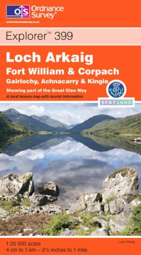 City Travel Guides Discounted  Livres : Carte de randonnée : Loch Arkaig (en anglais)