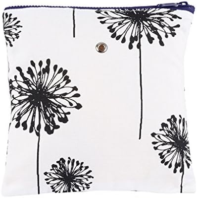 Yarn Pop Gadgety Knitting Bag - Black and White Dandelion