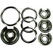 Range Kleen 1056RGE8Z GE Hinged Drip Pans and Trim Rings Containing 3 Units 105A, R6U and 1 Unit 106A,R8U, Chrome