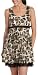 Kensie Girl Juniors' Geo Animal Print Dress,Olive Multi,Medium