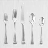 Lenox Flatware Federal Platinum Frosted 67 Pc. Set W/ Chest