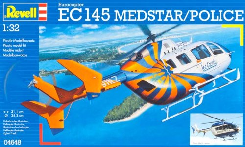 Imagen principal de Revell 4648 EC145 MedStar - Helicóptero de la policía [Importado de Alemania]