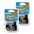 Brother Tape Cartridges 3/ 8" Wide- Black/ Gold(2-pk.)