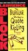 Burglar Who Liked to Quote Kipling
