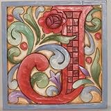 Jim Shore Monogram Red Alphabet Letter Display 