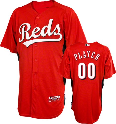 Cincinnati Reds Jersey: Any Player Authentic Red On-Field Batting Practice Jersey