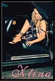 Aguilera, Christina Poster + MDF-Rahmen, schwarz