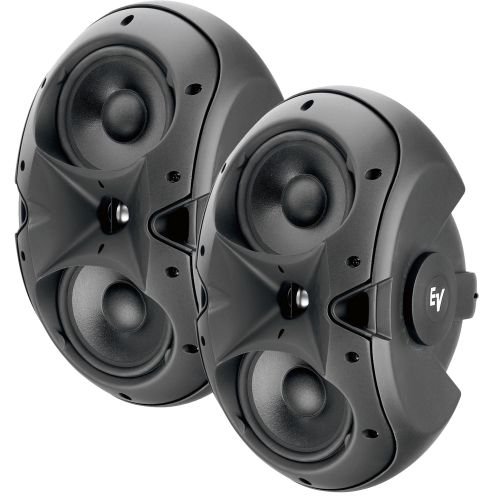Electrovoice EVID6.2T Speaker System w/Line Transformer (Pair, Black)