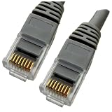 Gray Ethernet Network, Patch Cable, Molded Snagless Boot, 100 feet - Connects computer to... by Professional cable