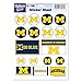 Wincraft NCAA University of Michigan Vinyl Sticker Sheet, 5