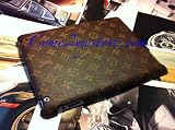 51RScoZbIyL. SL160  Louis Vuitton LV Designer Leather Back Cover Case for the New iPad 3 & iPad 2  Monogram Brown Large