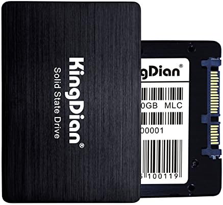 KingDian 2.5 inch SATA III S400XT Portable External Solid State Storage Drive SSD Speed Upgrade Kit for Desktop PCs and MacPro (2, 120G)