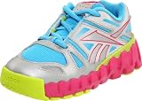 Reebok Mini Zig Dynamic Running Shoe (Toddler),Silver/Blue/Pink/Green,6 M US Toddler