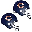 Sc Sports Chicago Bears Helmet Window Cling Set Of 2 Size: Set Of 2