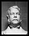 Bust of Chester A. Arthur (Black and White Photo) Black Wood-Mounted Art Poster Print - 11 X 17