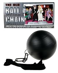 Pipedream Products Bachelorette Party Ball & Chain, Black
