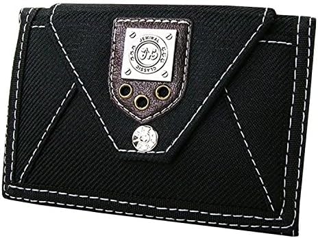 QISHI YUHUA JML Men's 2015 New Fashion Casual Black Canvas Wallets