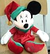 Disney 2009 Minnie Mouse Christmas Holiday Elf Plush Doll 18"