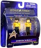 Star Trek Original Series Diamond Select Toys Series 2 Minimates 2-Pack Chekov & Sulu