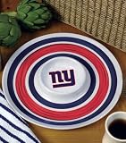 New York Giants Melamine 14 Chip and Dip Set