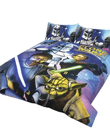 Character World Clone Wars Star Double Panel Duvet Set