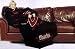 Arizona Diamondbacks Comfy Throw Blanket With Sleeves - Smoke Design