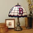 Boston Red Sox Desk Lamp - Tiffany Style MLB Baseball Fan Shop Sports Team Merchandise