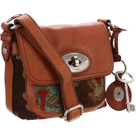 pink shoulder bags Fossil Maddox Twistlock Cross-Body