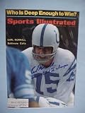 Earl Morrall Autographed November 25, 1968 Sports Illustrated Magazine Professionally Matted Cover 11 X 14 Size Ready To Frame
