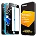 ESR iPhone SE/8/7/6/6s Screen Protector, [ Glass Maximum Protection Full Coverage], Premium Tempered-Glass Screen Protector for iPhone SE/8/7 - Black