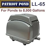 Patriot Air Pump LL-65, 2.5 Cubic Feet Per Minute, Pond Depth To 19 Feet