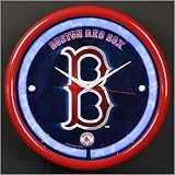 Boston Red Sox Plasma Wall Clock