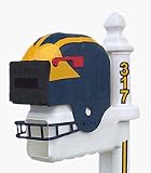 Michigan Wolverines Helmet Style Mailbox