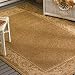 Entwined Indoor/Outdoor Rug 5.3x7.6-Black Honey