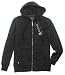INSOUND Women's Jersey Standard Hoodie Sweater Jacket with Headphone for MP3/iPhone/iPod - Charcoal