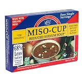 Miso-Cup Reduced Sodium Soup, Single-Serve Envelopes in 4-Count Boxes (Pack of 12)