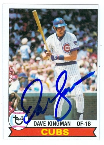 Dave Kingman Autographed/Hand Signed MLB Baseball card (Chicago Cubs) 1979 Topps #370