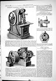 1885 のジョンソンの煉瓦機械類の出版物の蒸気ハンマーのスライド弁の設計 ベン・ジョンソン