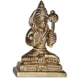 Lord Hanuman Collectible Figurines Brass Statues 1.75 x 1.5 x 2.75 inches