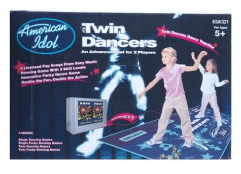 Childrens Toyshop  Toys : American Idol Twin Dancers Dance Mat (2 Player)