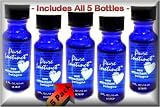 PURE INSTINCT - 5 Pack includes 5 Bottles - Attractant Gender Friendly Cologne Pheromones Essential Oils Fragrance is Light and Sensual