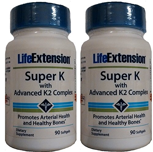 Life Extension Super K with Advanced K2 Complex (Two Pack) Life Extension Super K with Advanced K2 Complex (Two Pack)