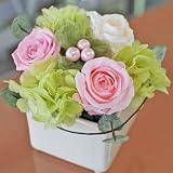 【送料無料】枯れないお花プリザーブドフラワーシャネル 花工房花贈りエーデルワイス フラワーギフト