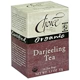 Choice Organic Darjeeling Tea, 16-Count Box (Pack of 6)