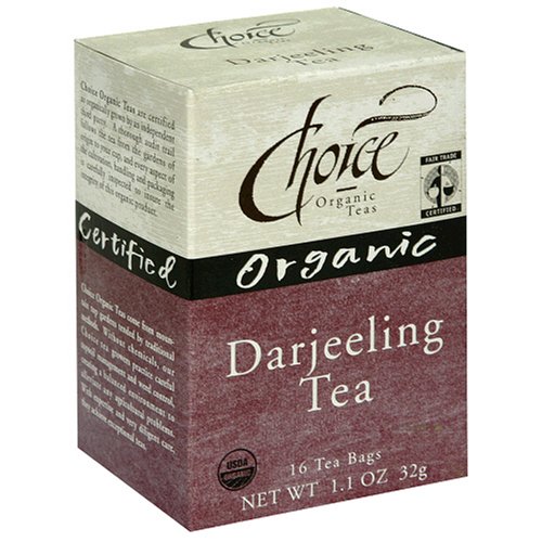 Choice Organic Darjeeling Tea, 16-Count Box (Pack of 6) by Choice Organic