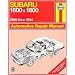 Haynes Subaru 1600 and 1800 (1980-1994) Shop Manual