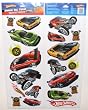 Hot Wheels, Set of 20 Removable Wall Stickers, Varying Sizes (1 Set)