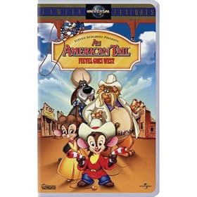 American Tail: Fievel Goes West (Clam) by Phillip Glasser, James Stewart, Erica Yohn, Cathy Cavadini, and Nehemiah Persoff
