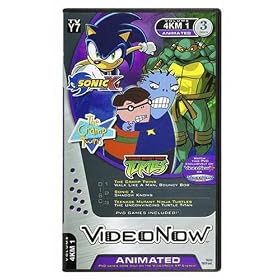 Click here to buy Videonow Personal Video Disc 3-Pack: Sonic X, The Cramp Twins, and Teenage Mutant Ninja Turtles by Hasbro.