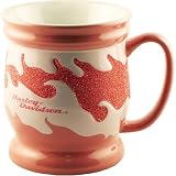 Harley Davidson Pink Sparkle Flames 12 Ounce Coffee Mug